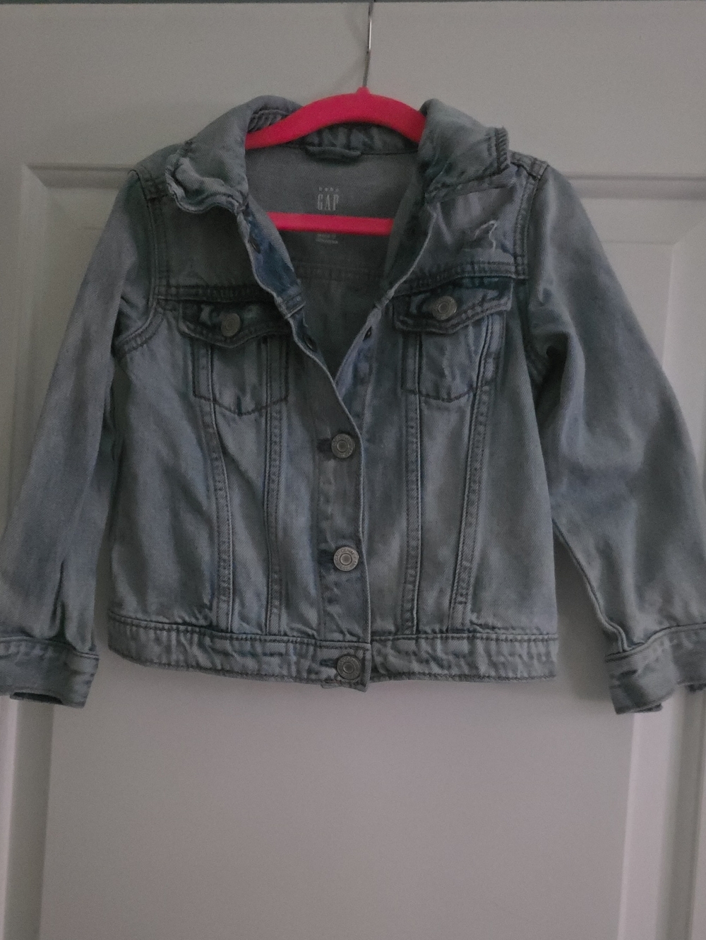 GAP Kids Light Wash Blue Denim Jacket 4T